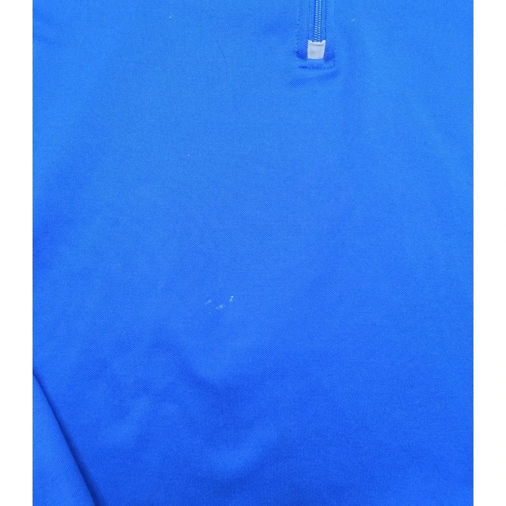 Nike Dri-fit Blue Running 1/4 Zip Longsleeve Pullover Size Medium